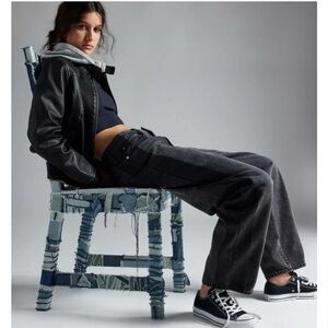 Levi’s Jeans Vintage Inspired 94 Baggy Straight Leg Black Denim Size W26 L31